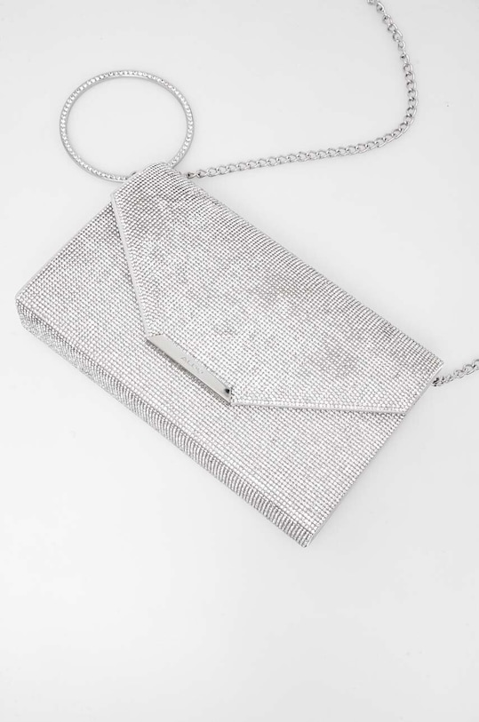 Večerna torbica Aldo WELTER Našitek srebrna WELTER.042