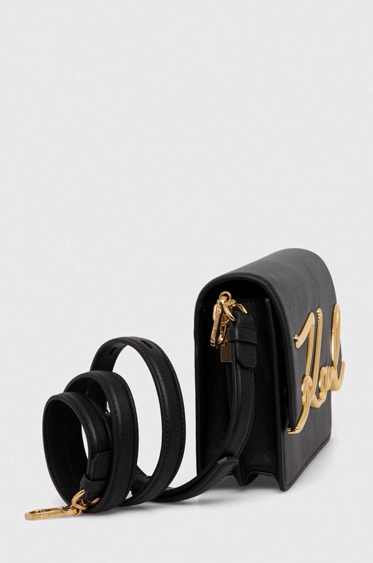 Karl Lagerfeld torebka skórzana 235W3061 czarny AW23