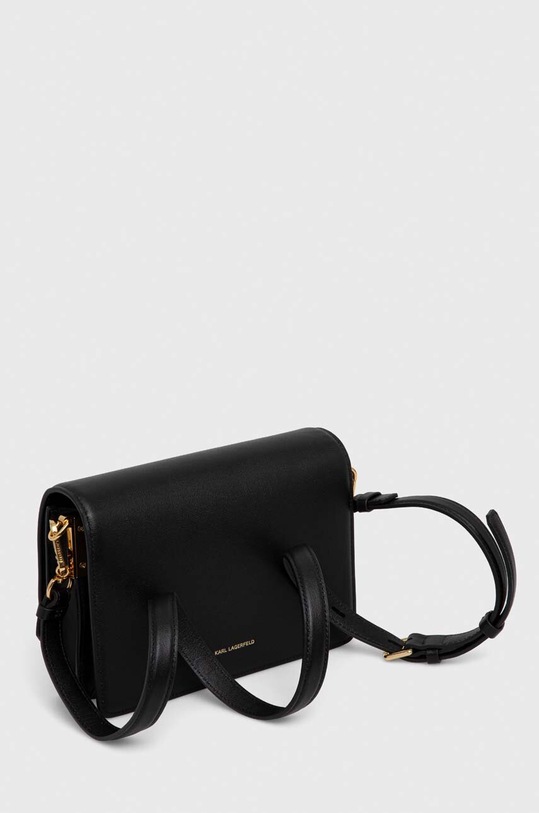 Karl Lagerfeld torebka skórzana czarny 235W3061