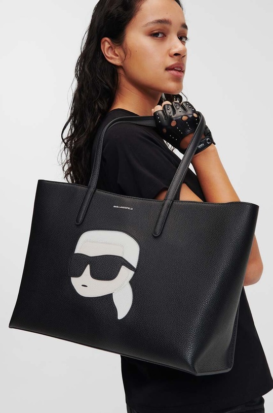 Karl Lagerfeld poseta de piele 235W3074