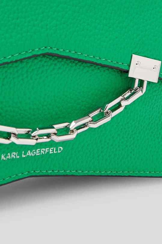 Αξεσουάρ Δερμάτινη τσάντα Karl Lagerfeld 235W3016 πράσινο