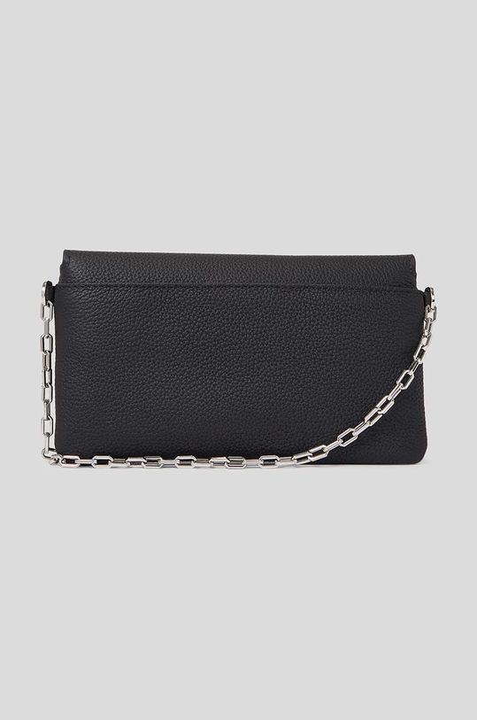 Karl Lagerfeld poseta de piele negru 235W3199