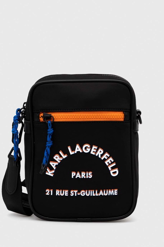 Σακίδιο Karl Lagerfeld υφασμάτινο μαύρο 235W3117