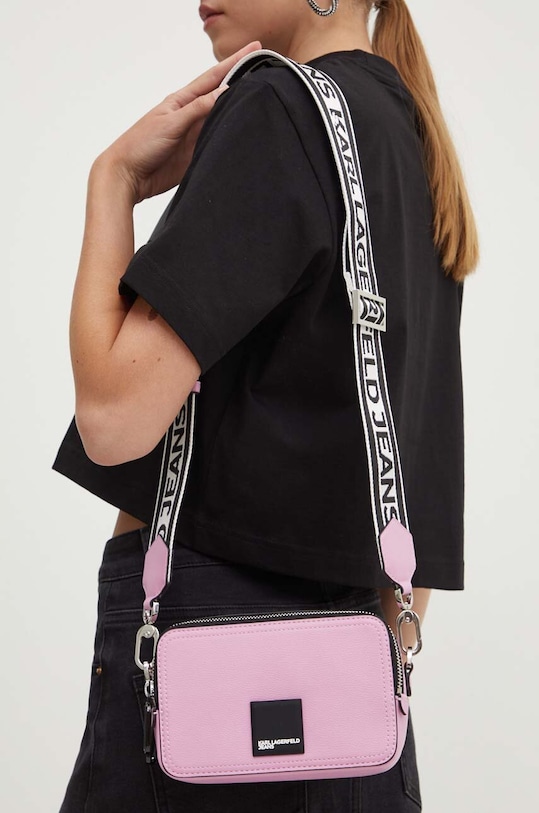 Karl Lagerfeld Jeans torebka różowy 235J3078