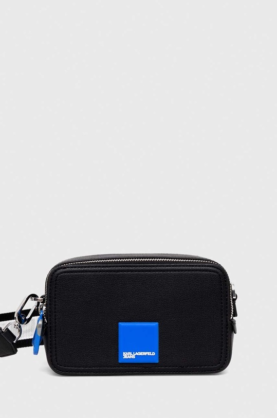 Karl Lagerfeld Jeans torebka nie mieści A4 czarny 235J3078