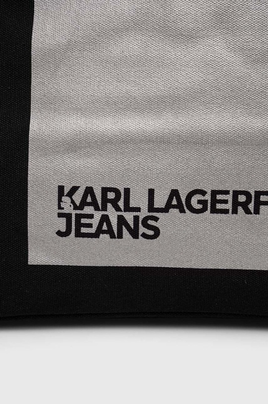 Хлопковая сумка Karl Lagerfeld Jeans чёрный 235J3056