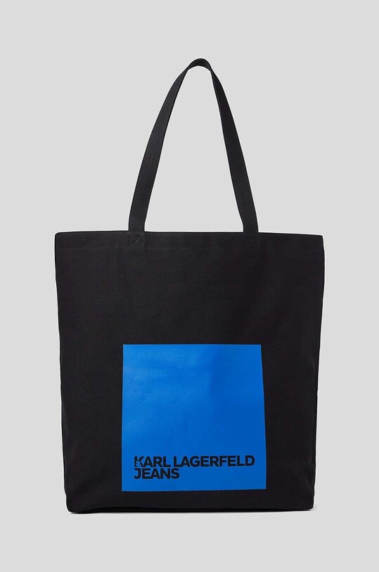 Karl Lagerfeld Jeans poseta incape in A4 negru 235J3056