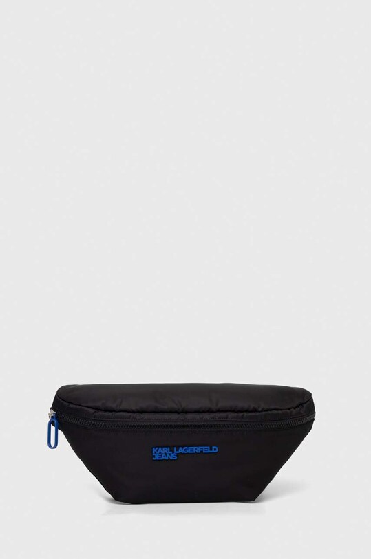 Сумка на пояс Karl Lagerfeld Jeans аппликация чёрный 235J3030