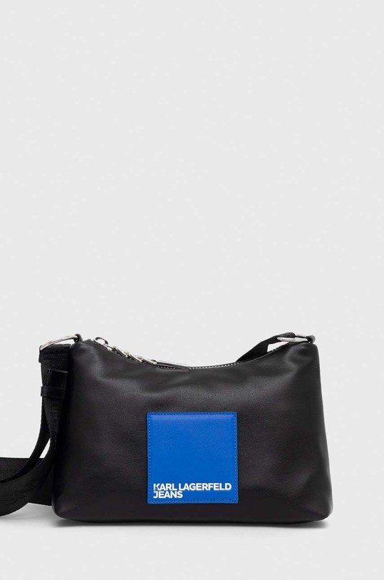 Karl Lagerfeld Jeans torebka aplikacja czarny 235J3080