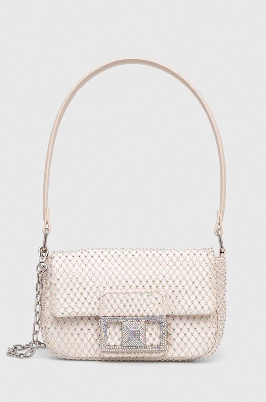 Kabelka Aldo MESHI nášivka béžová MESHI.260
