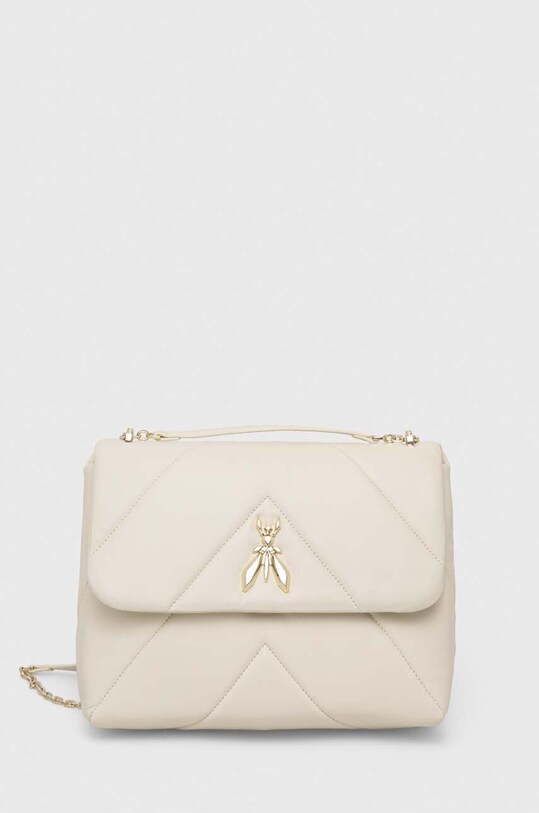 Patrizia Pepe torebka skórzana skóra licowa biały CBA302.L006