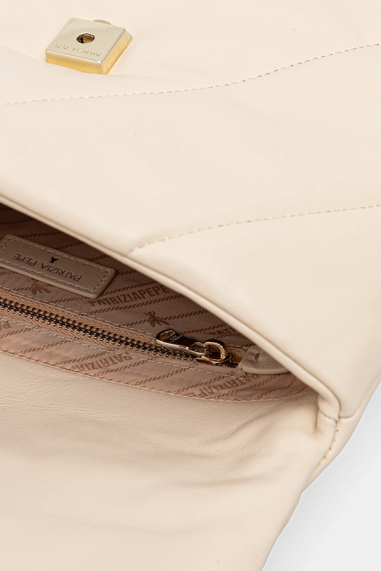 Patrizia Pepe torebka skórzana CBA302.L006 beżowy