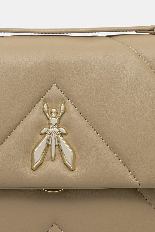 Akcesoria Patrizia Pepe torebka skórzana CBA302.L006 beżowy