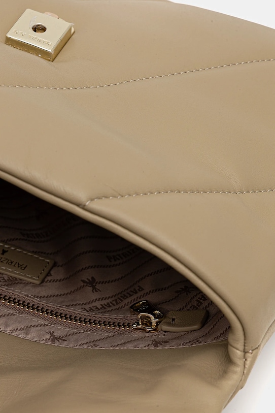 Patrizia Pepe torebka skórzana CBA302.L006 beżowy