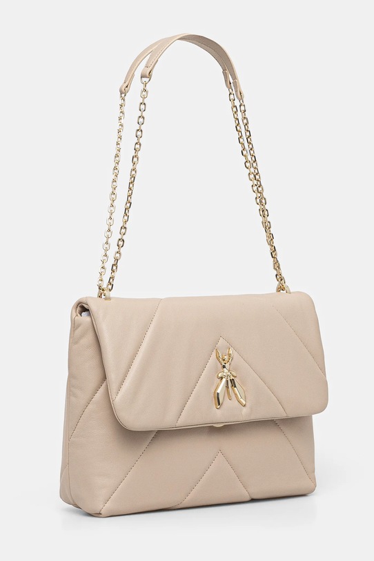 Шкіряна сумочка Patrizia Pepe CBA302.L006 бежевий SS25