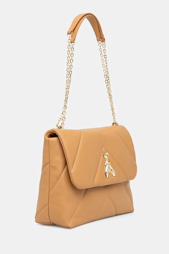 Кожаная сумочка Patrizia Pepe CBA302.L006 бежевый SS25