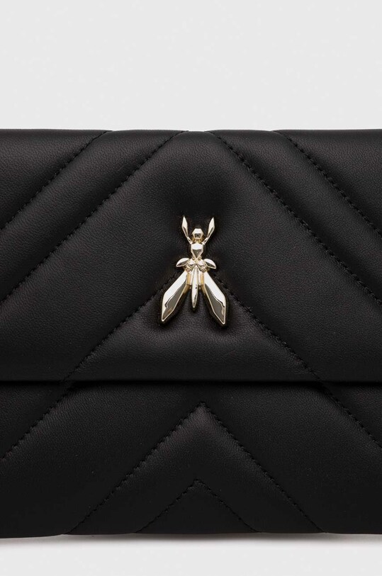 Patrizia Pepe kopertówka skórzana 8B0105.L004 czarny SS24