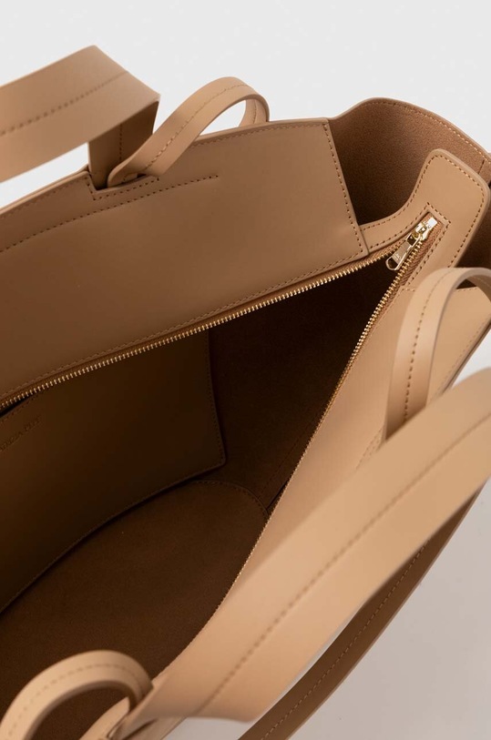 Patrizia Pepe torebka skórzana 8B0140.L047 beżowy