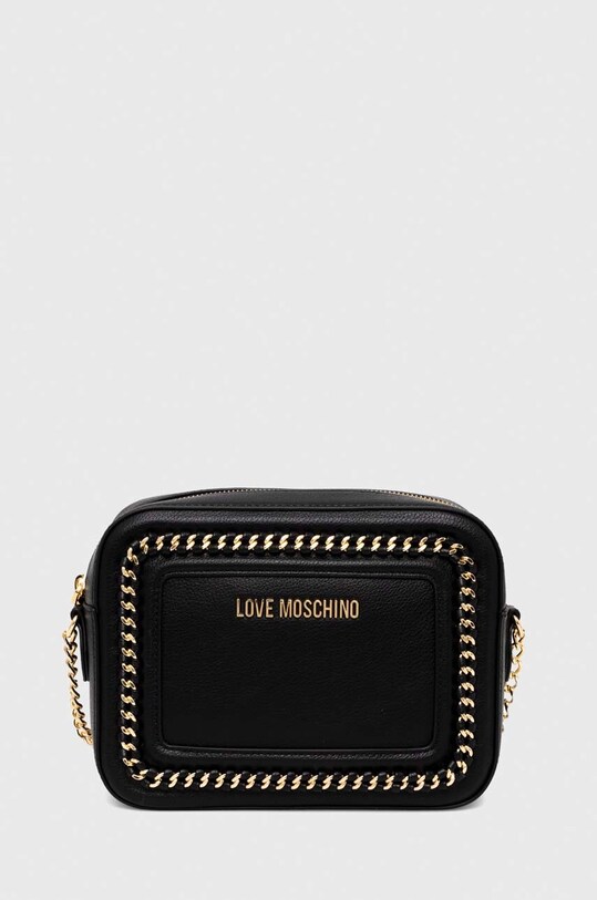 Τσάντα Love Moschino απομίμηση λείου δέρματος μαύρο JC4034PP1HLN0000