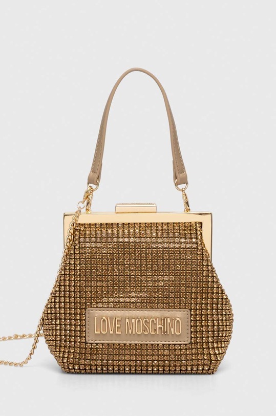 Love Moschino pochette tessile oro JC4043PP1HLP190A