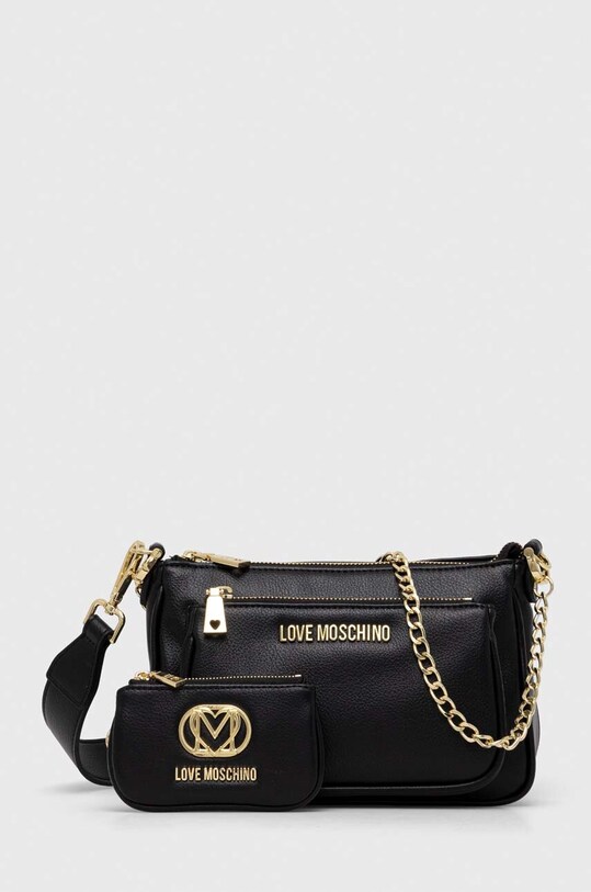 Love Moschino torebka nie mieści A4 czarny JC4088PP1HLN0000