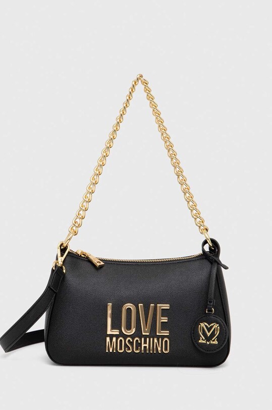 Love Moschino torebka aplikacja czarny JC4108PP1HLI0000