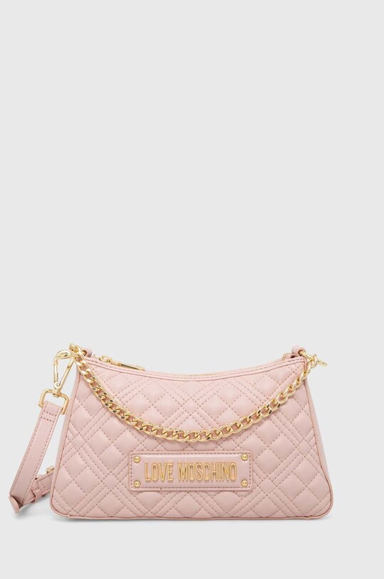 Love Moschino torebka imitacja skóry licowej różowy JC4135PP1HLA0608
