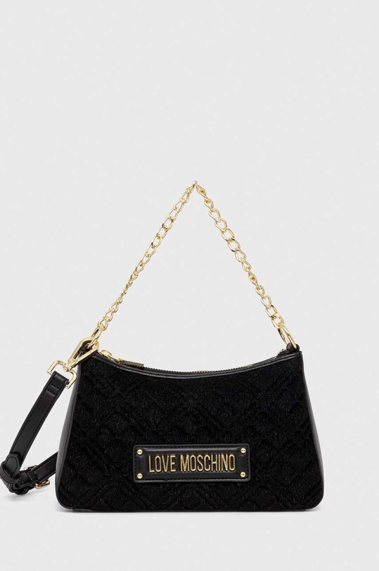 Τσάντα Love Moschino υφασμάτινο μαύρο JC4135PP1HLB100A