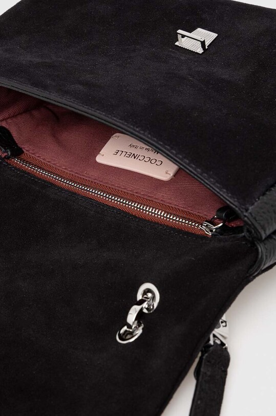 Coccinelle borsa in pelle scamosciata E1.PTB.58.01.01 nero