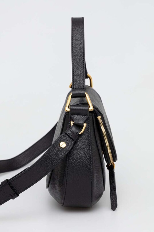 Δερμάτινη τσάντα Coccinelle E1.NAK.18.03.01 μαύρο AW23