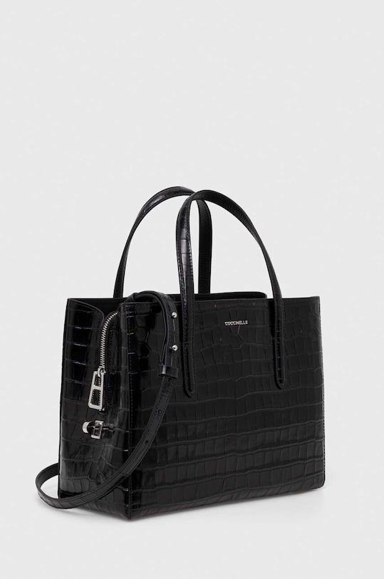 Coccinelle torebka skórzana E1.P8H.18.01.01 czarny AW23