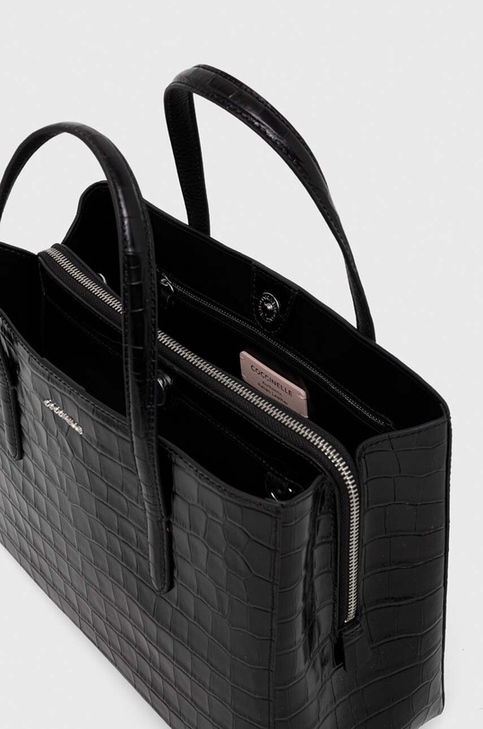 Coccinelle torebka skórzana E1.P8H.18.01.01 czarny