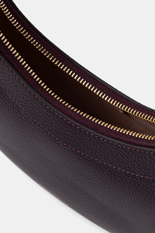 Kožená kabelka Coccinelle E5.PIP.53.01.01 fialová