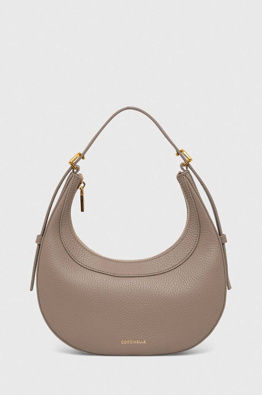 Coccinelle torebka skórzana skóra licowa beżowy E5.PIP.53.01.01