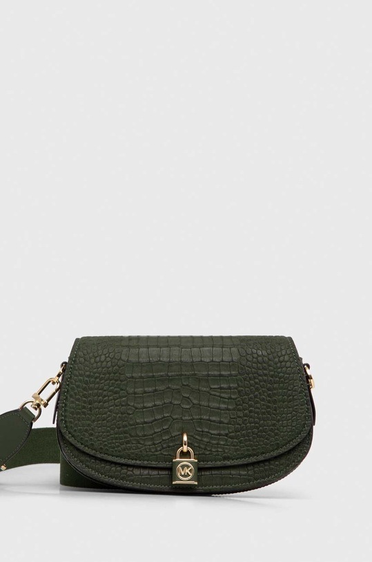 MICHAEL Michael Kors borsa a mano in pelle pelle fiore verde 30F3GIMM8E