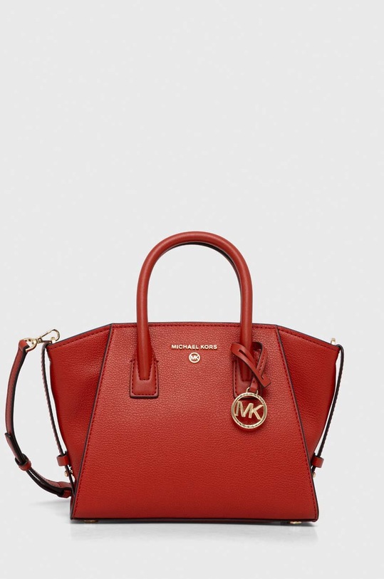 Δερμάτινη τσάντα MICHAEL Michael Kors λείο δέρμα κόκκινο 30H1G4VS5L