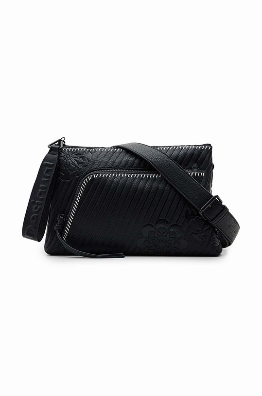 Desigual torebka 23WAXP61 ACCESSORIES PU ACROSS BODY BAG nie mieści A4 czarny 23WAXP61