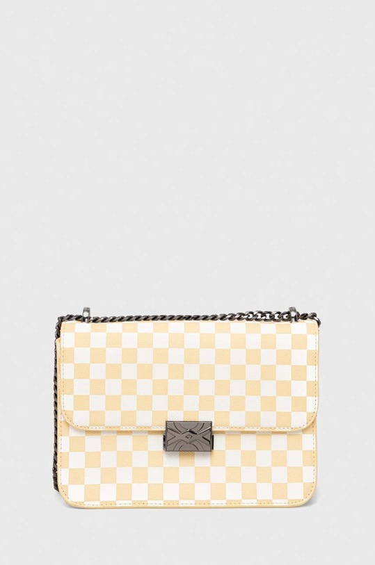 United Colors of Benetton kézitáska műszálas lakkbőr sárga 6HKVDY03Z.65U