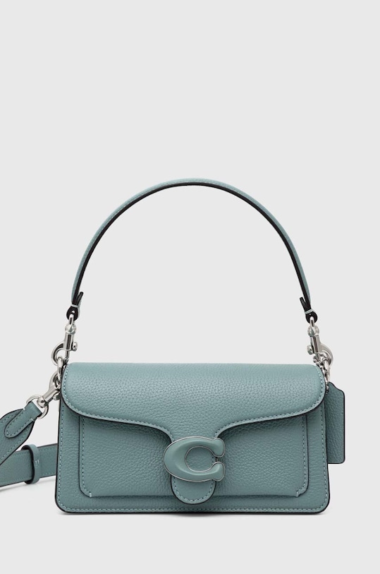 Δερμάτινη τσάντα Coach Tabby Shoulder Bag 20 λείο δέρμα μπλε CM543