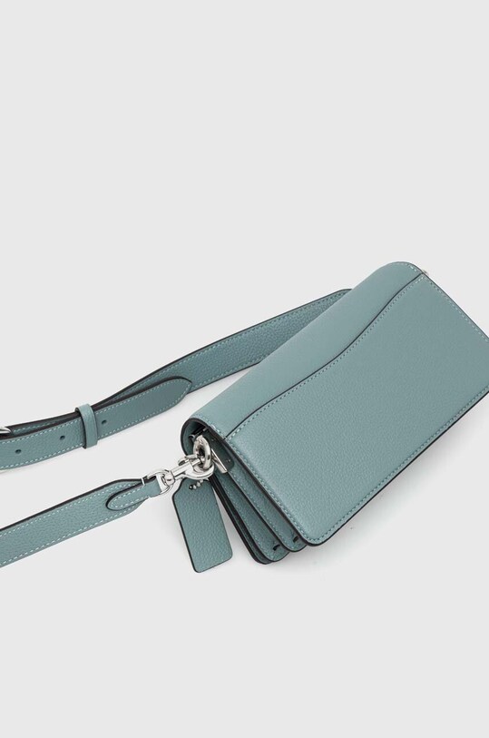 Кожаная сумочка Coach Tabby Shoulder Bag 20 голубой CM543