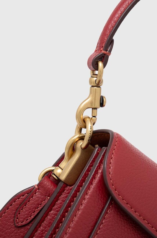 Coach torebka skórzana Tabby Shoulder Bag 20 CM543 bordowy