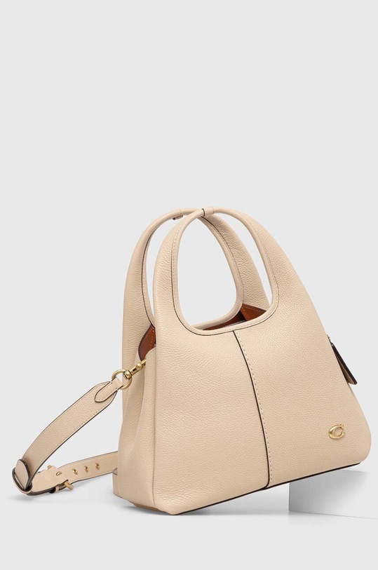 Coach poseta de piele uni bej CM545