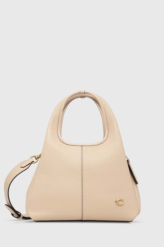 Coach poseta de piele CM545 bej AW25