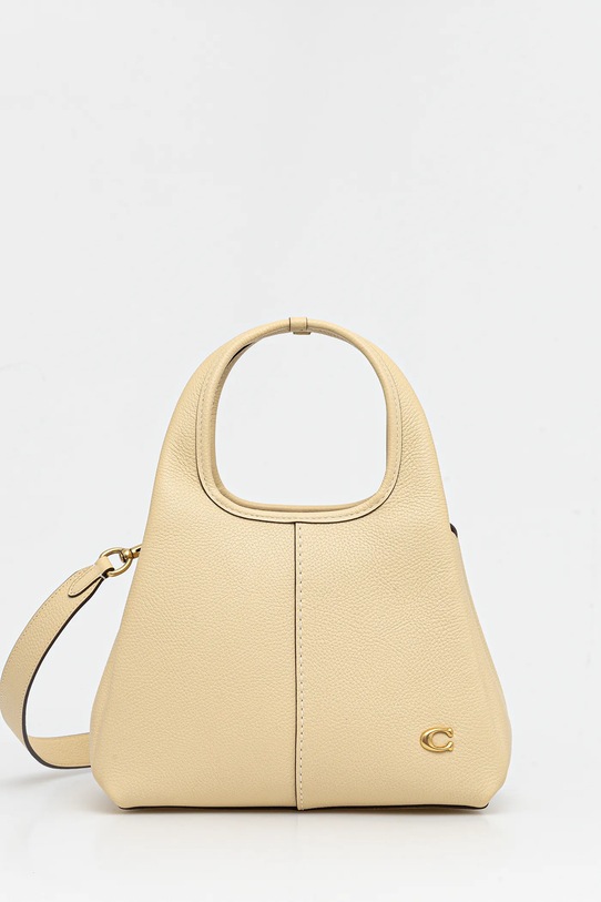 Coach Borsa a tracolla da donna in pelle giallo CM545