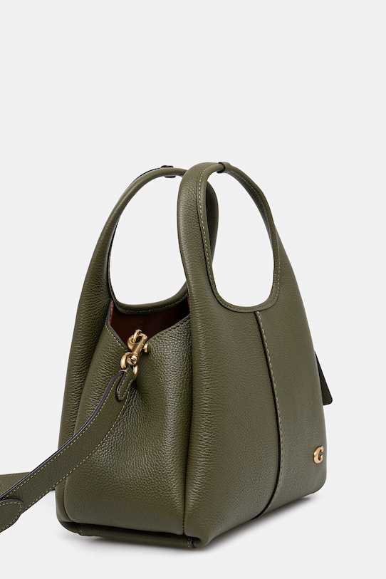 Coach poșetă de piele CM545 verde AW25