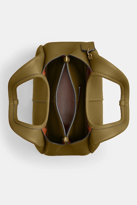 Coach torebka crossbody damska skórzana zielony CM545