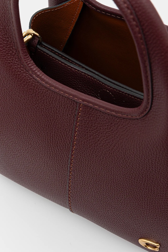 Coach borsa a mano in pelle CM545 granata