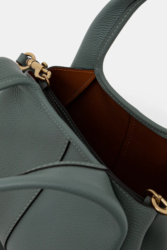 Шкіряна сумочка Coach CM545 зелений