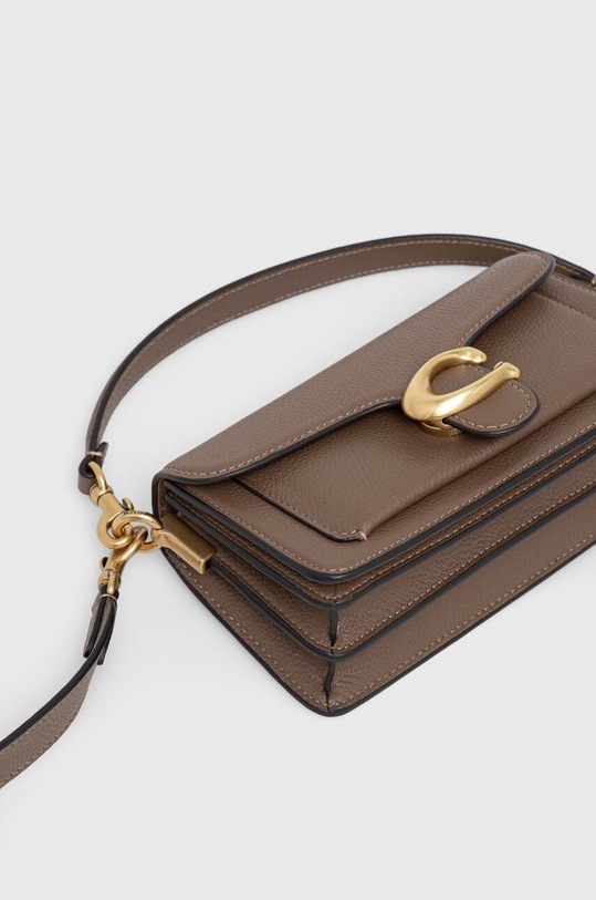 Αξεσουάρ Δερμάτινη τσάντα Coach Tabby CM546 καφέ