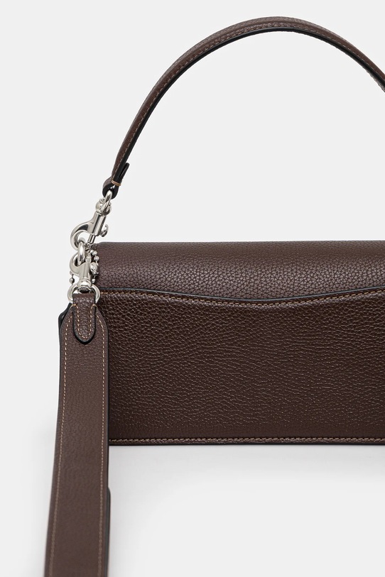 Аксессуары Кожаная сумочка Coach Tabby Shoulder Bag 20 CM546 коричневый